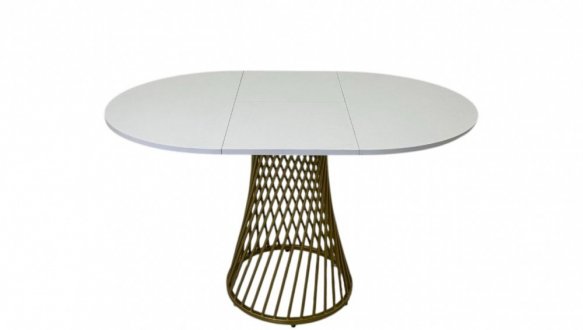 Стіл круглий розкладний MebliRoMax Rondo slide / Рондо Слайд D800 12