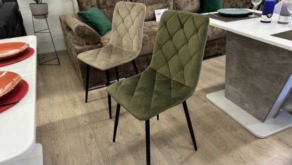 Стілець Джеррі Вельвет темний беж 6