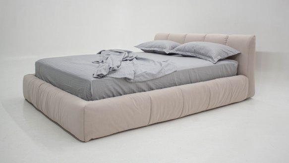 Кровать мягкая двуспальная Шик Галичина Бонни Слим с подъемным механизмом и нишей для белья