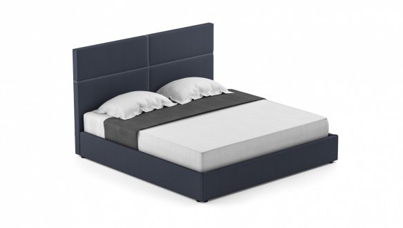 Ліжко м'яке двоспальне Шик Галичина Лайт 15