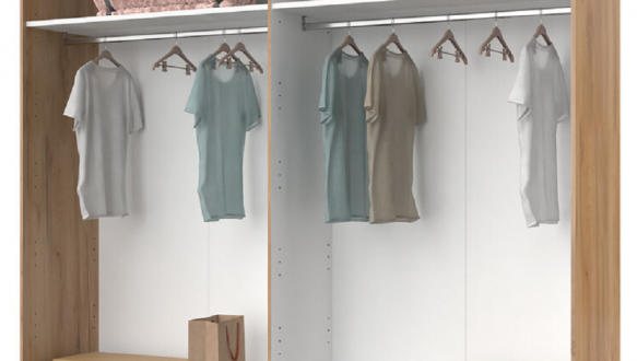 Шафа-купе із дзеркалом Міромарк Імперія 2 дверна білий 250 см 4