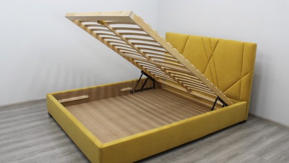 Кровать мягкая двуспальная Шик Галичина Блум 11