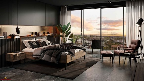 Шкаф 6дв с зеркалом Миромарк Квадро 6 дверный дуб барокко 272 см 2