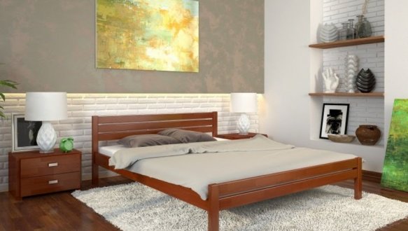 Ліжко дерев'яне ArborDrev Роял Сосна / Бук