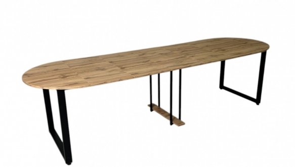 Стіл розкладний трансформер MebliRoMax Long Round / Лонг Раунд 90-290 см 16