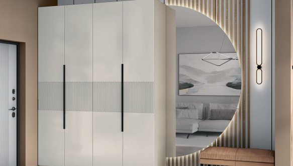 Шкаф 4Д КС Лайн Элегант 4 дверный кашемир 200 см