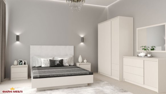 Спальня Monako/Монако Гербор №3 з ліжком 160 та шафою 3D2S 0