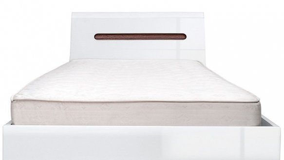 Ліжко односпальне ВМК-Україна LOZ/90 Амелія ДСП біле без вкладу