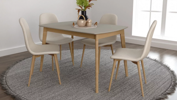 Стол Exen / Эксен Интарсио Серый Не раскладной 120 см