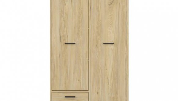 Шкаф SZF2D2S BRW Poland Ramla 2 дверный ясен белоруский 90 см