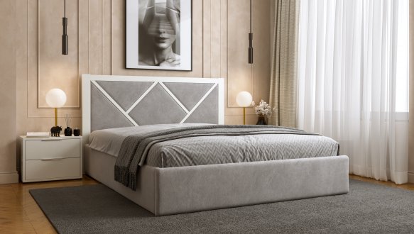 Ліжко дерев'яне DrevKO Стиль 2 Емаль