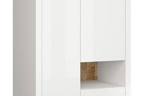 Шафа SZF2D2S BRW Poland Alameda 2 дверна білий 102 см 0