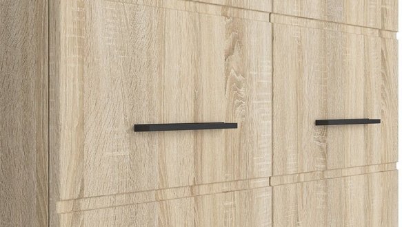 Шкаф SZF2D/20/10 BRW Poland Fever 2 дверный белый 100 см 4