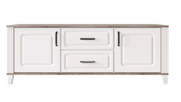 Тумба під RTV2D2S Канді Білий альпійський / Дуб стірлінг / Білий матовий