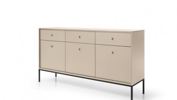 Комод Моно / Mono MKSZ154 Бежевий/чорні ніжки 3