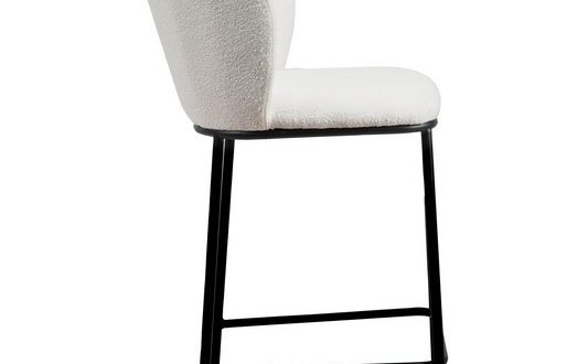 Стул полубарный B-300 Vetro Mebel айвори 95 см 0