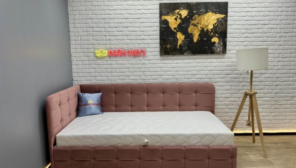 Ліжко Антік Сквер з підйомним механізмом + Матрац 3