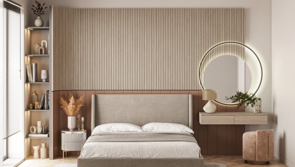 Кровать мягкая двуспальная Шик Галичина Генри 1