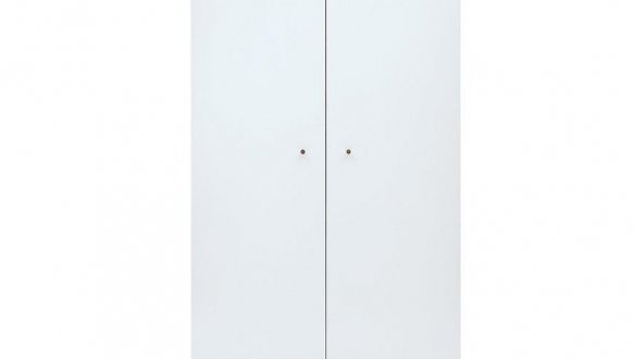 Шкаф SZF2D BRW Poland Heda 2 дверный белый 85 см 2