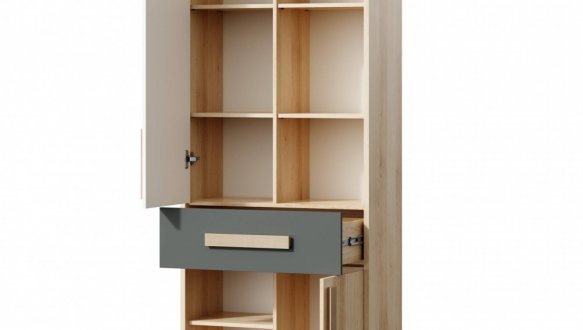 Шафа 2Д/1Ш Сокме Айго 2 дверна бук пісочний 84 см 2