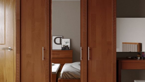 Шкаф трехдверный Arbordrev Регина 3 дверный белый 150 см 0