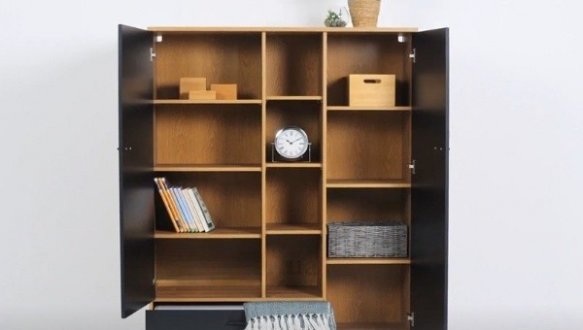 Шкаф BRW Poland REG2D1S/U Zenda 2 дверный дуб 117 см 4