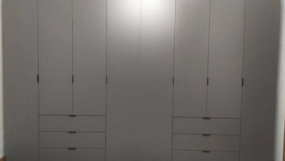 Шкаф Гелар 4+4 Дорос 8 дверная графит 310 см 3