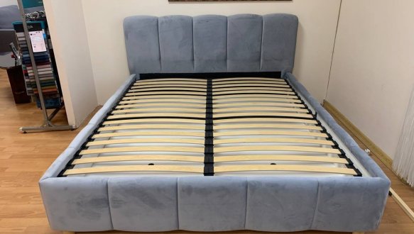 Кровать мягкая Файні меблі Полоска 2 с подьемным механизмом и нишей для белья 0