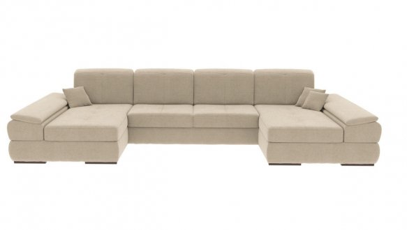 Угловой диван п-образный раскладной дельфин Вико мебель Денвер П2 353 см