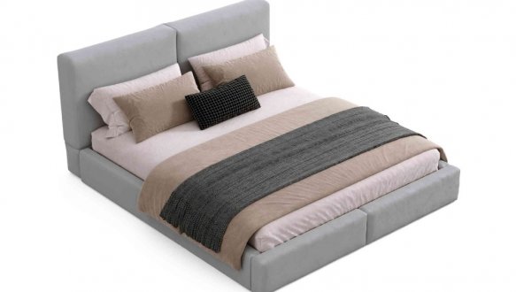 Кровать мягкая Виорина деко Insta / Инста с подъемным механизмом и нишей для белья 25