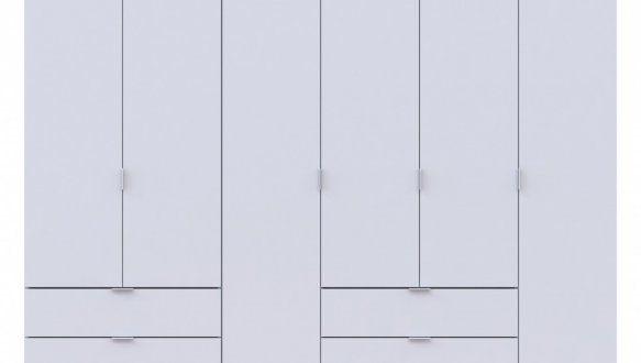 Комплект Дорос Гелар белый 2+4 ДСП 232,5 см 4