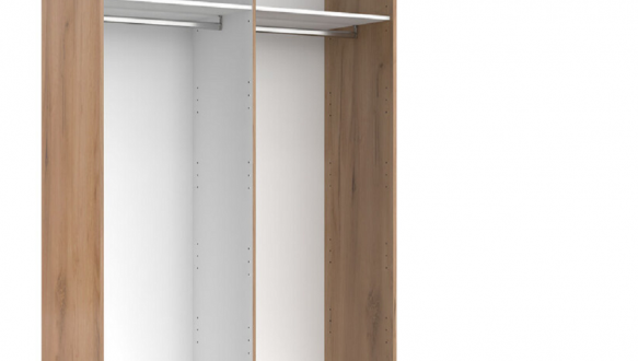 Шафа-купе Міромарк Луна 2 дверна дуб крафт 200 см 0