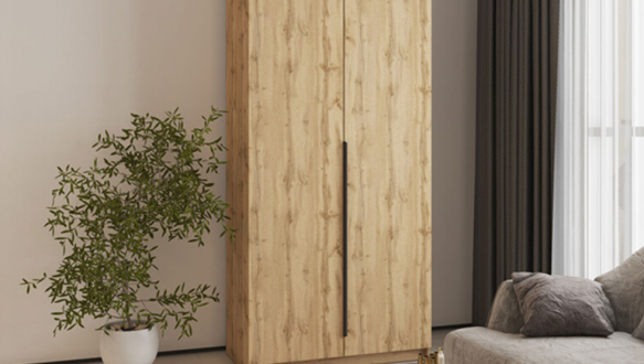 Шкаф Mebelstar Оскар двухдверный Дуб тахо 100 см