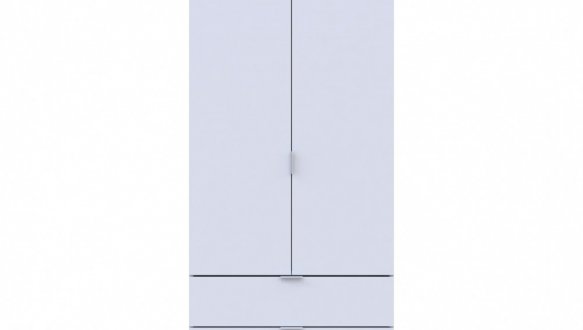 Шафа для одягу Дорос Гелар білий 2 ДСП 77,5 см 4