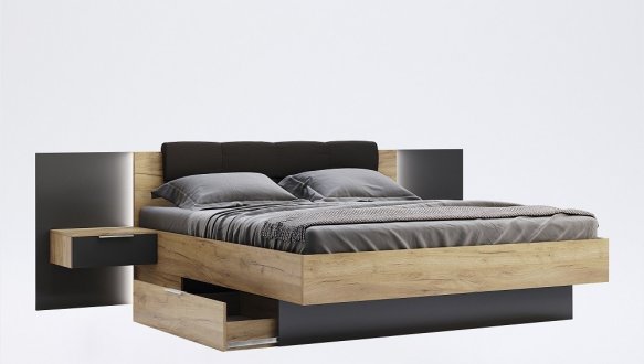 Тумба приліжка 2шх Луна 2