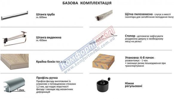 Вітальня-купе 2,4м 