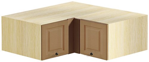 Антресоль А100х100.36.2Д угол.глубокая Диамант