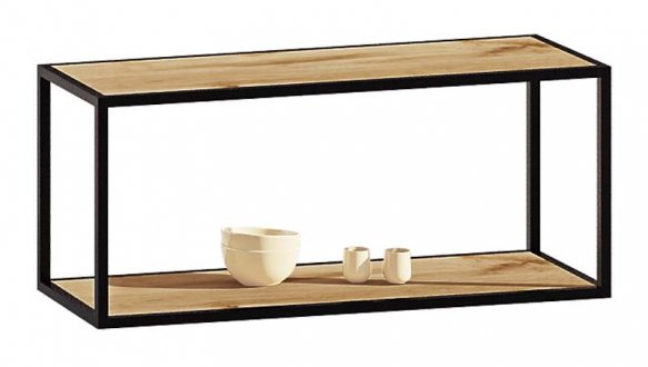 Тумба верхняя В80.36 металл.открытая Атланта глянец