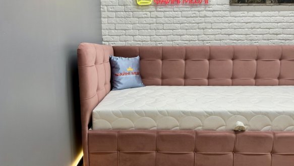 Ліжко Антік Сквер з підйомним механізмом + Матрац 4