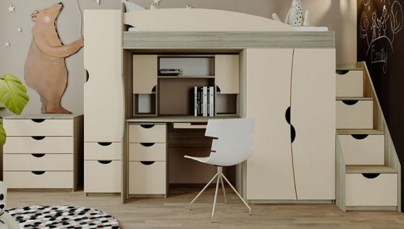 Кровать-горка Саванна 3