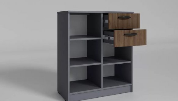 Комод 7 Matroluxe на 2 ящика и 2 дверей 0