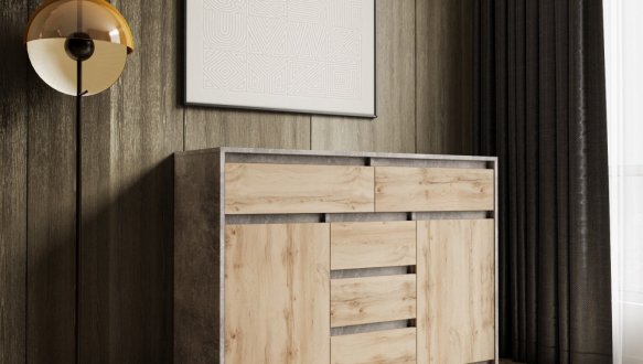 Комод Т227 Бетон Морели 2