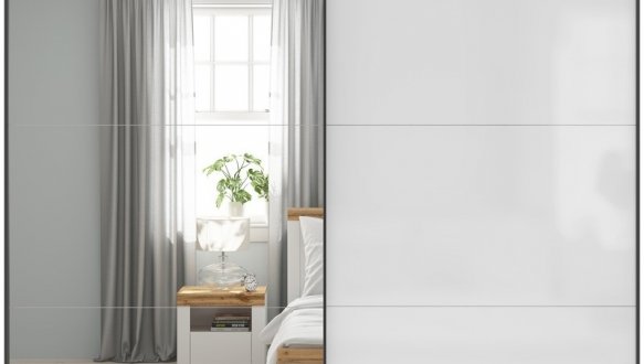 Шкаф-купе с зеркалом SZF/220/M Tetrix 0