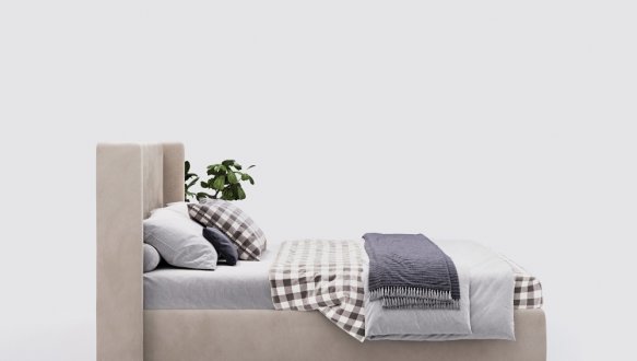 Кровать двуспальная мягкая Woodsoft Montreal / Монреаль 2