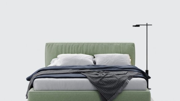 Кровать мягкая двуспальная Woodsoft Bern / Берн 6