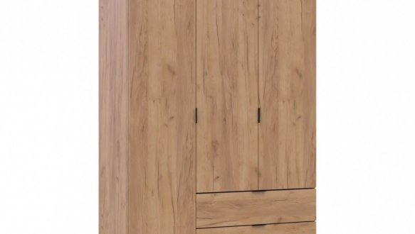 Шкаф для одежды Дорос Гелар дуб крафт золотой 3 дверный 116,2 см 6