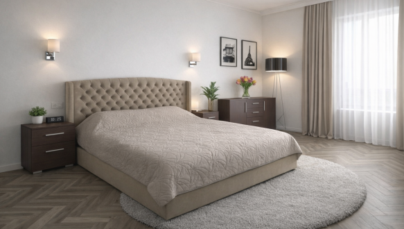 Спальня Oskar/Оскар Файни Меблі Украина с комодом 4S2D и тумбами 2