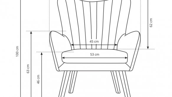 Кресло мягкое Ted 12