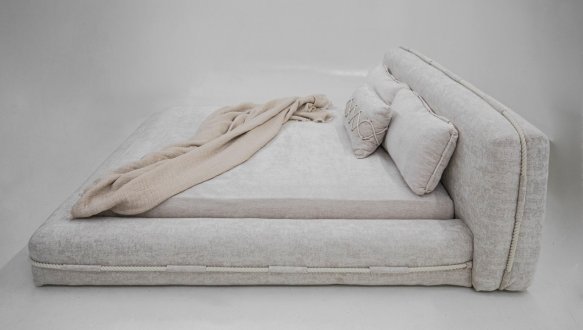 Ліжко м'яке двоспальне Шик Галичина Перл з підйомним механізмом та нішею для білизни 8