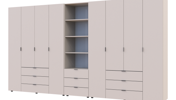 Шафа Дорос Гелар восьмидверна з пеналом Кашемір 370 см